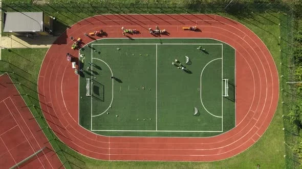 Athletic running tracks — supplied service image