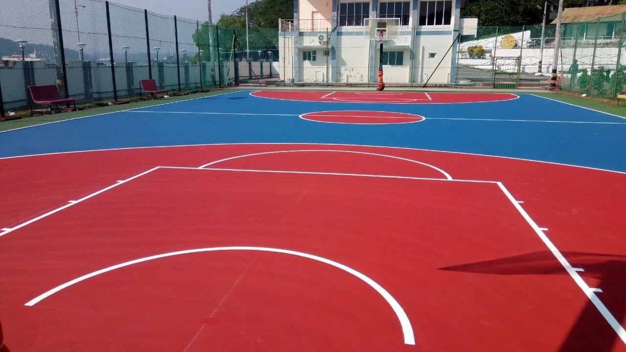 Acrylic synthetic flooring — supplied service image
