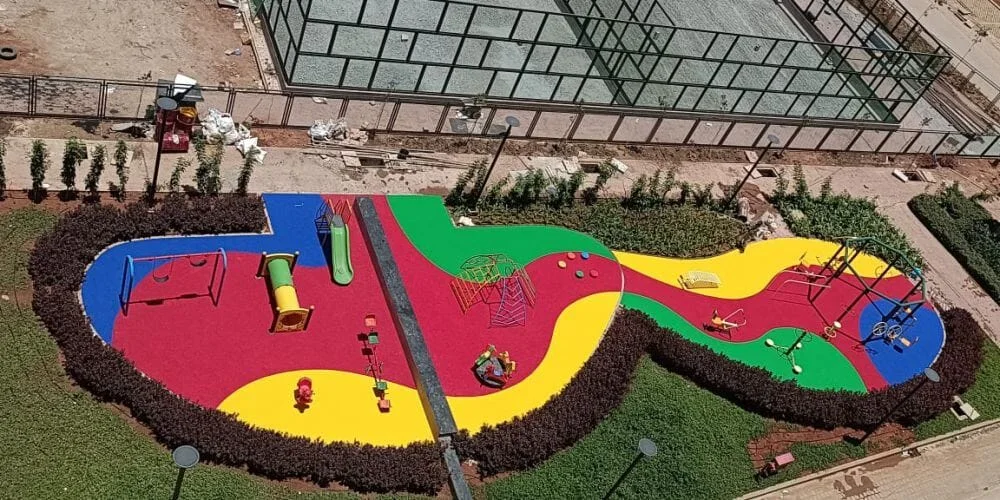 EPDM flooring — supplied service image